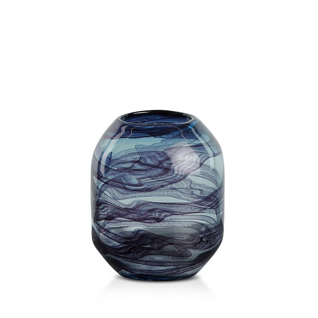 Cocoa Dark Blue Vase