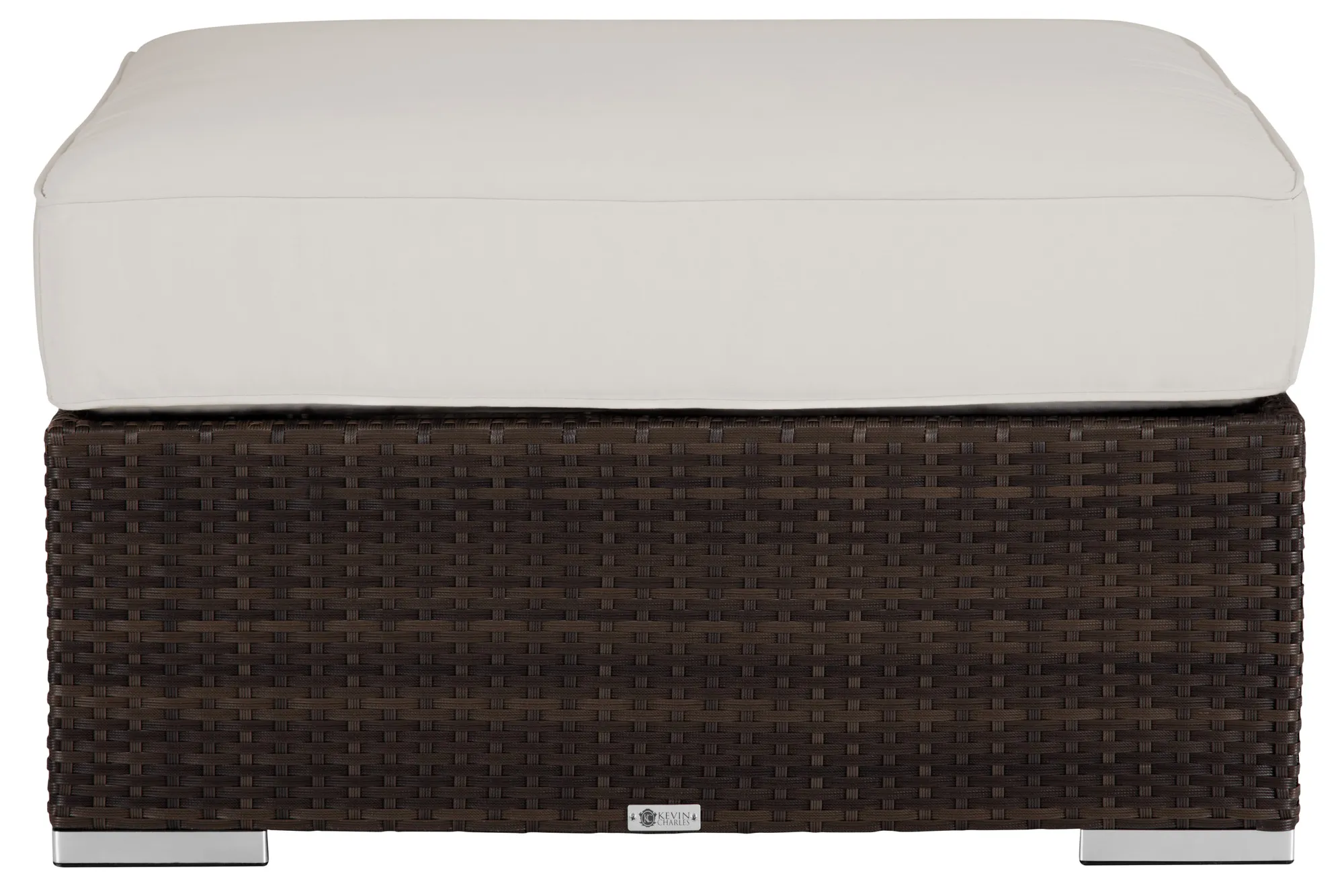 Fina White Ottoman