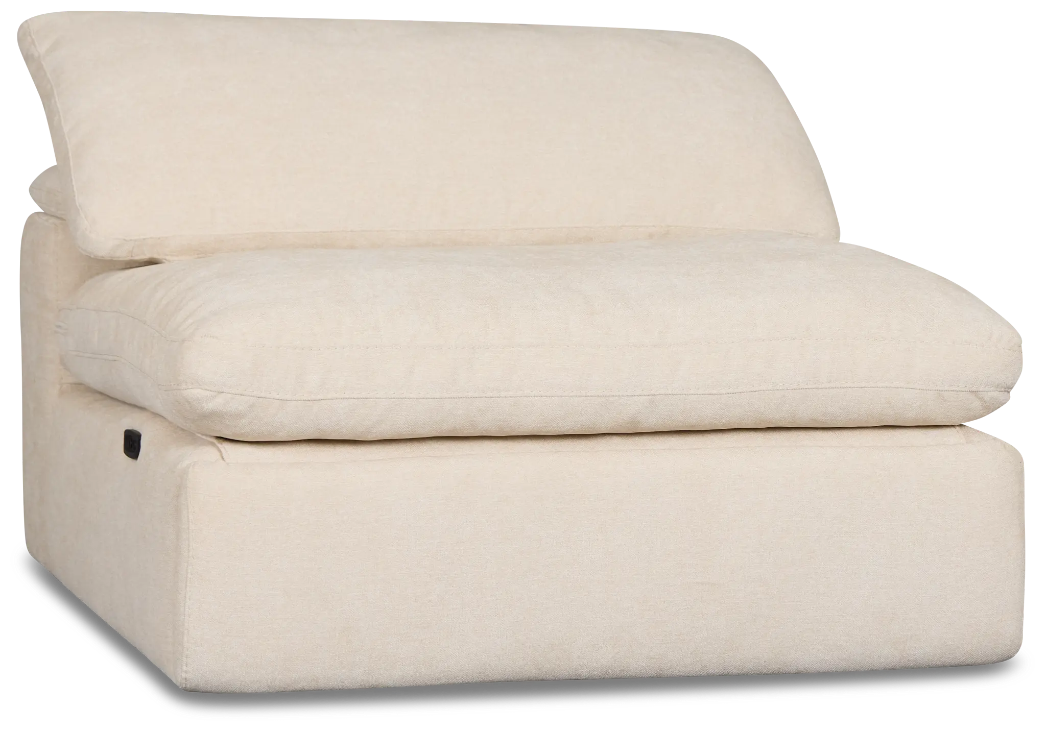 Drift Light Beige Fabric 3-piece Modular Power Sofa Drift Light Beige Fabric 3-piece Modular Power Sofa