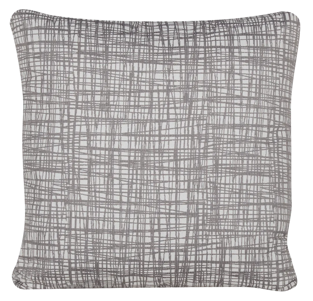 Hugo Gray 20" Accent Pillow
