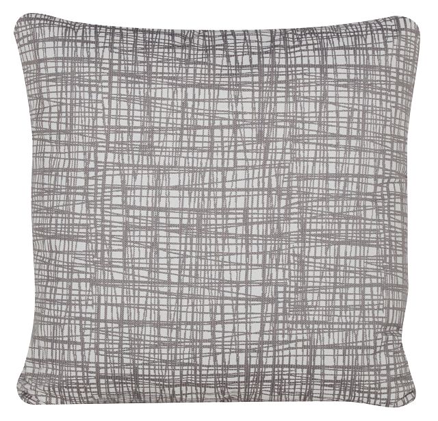 Hugo Gray 20" Accent Pillow