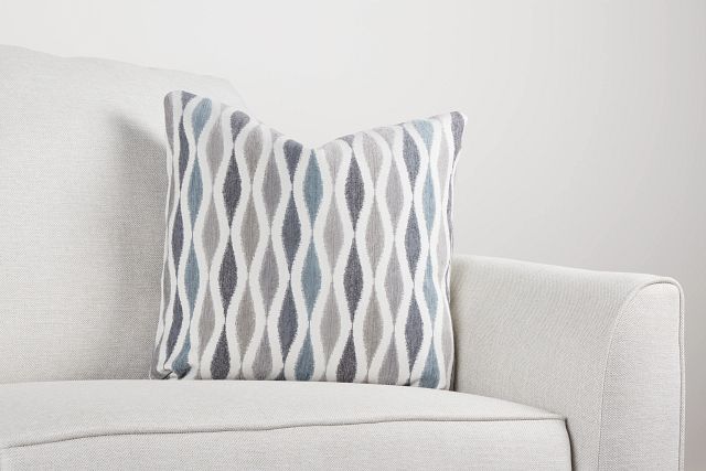 Ohgee Blue 18" Accent Pillow