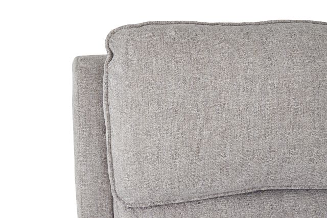 Piper Gray Fabric Small Two-arm Power Reclining Sectional