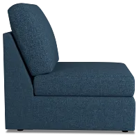 Citymod Blue Fabric Armless Chair
