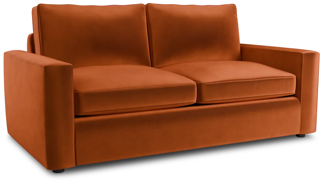 Siesta Joya Orange Fabric Cooling Memory Foam Sleeper