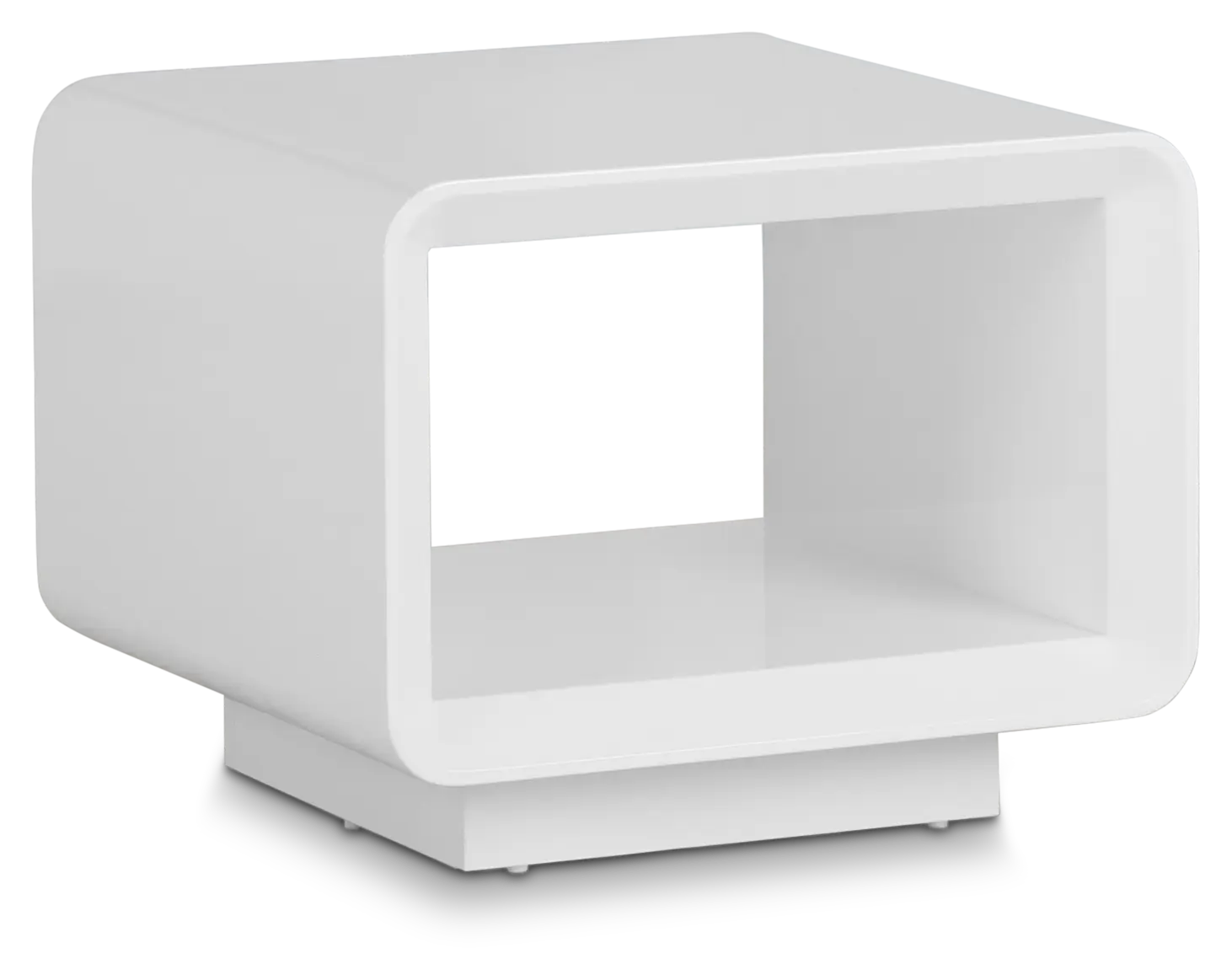 Zayden White Square End Table Zayden White Square End Table