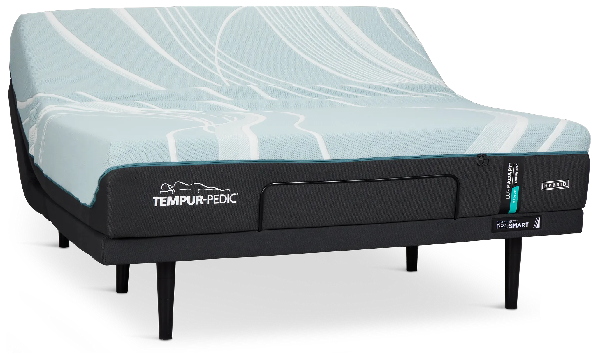 Tempur-pedic Tempur-luxeadapt Medium Hybrid Ergo Prosmart Adjustable Mattress Set