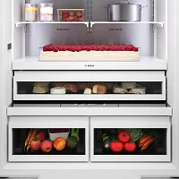 Bosch Benchmark Panel Ready 36" Built In French Door Refrigerator