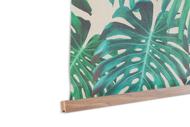 Palms Green Canvas Wall Art