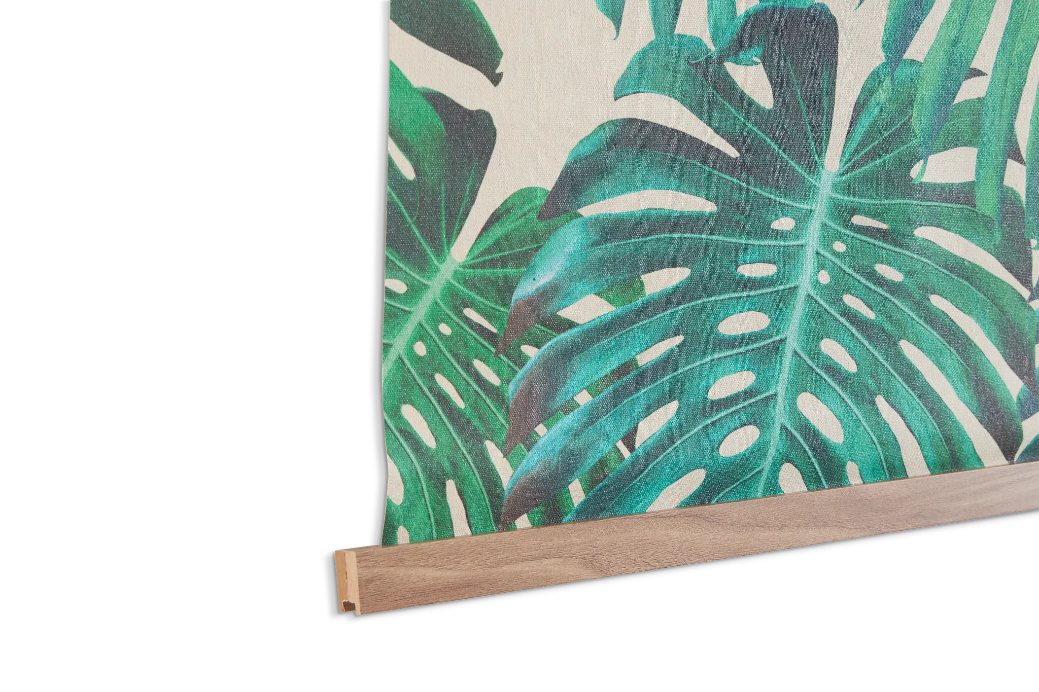 Palms Green Canvas Wall Art