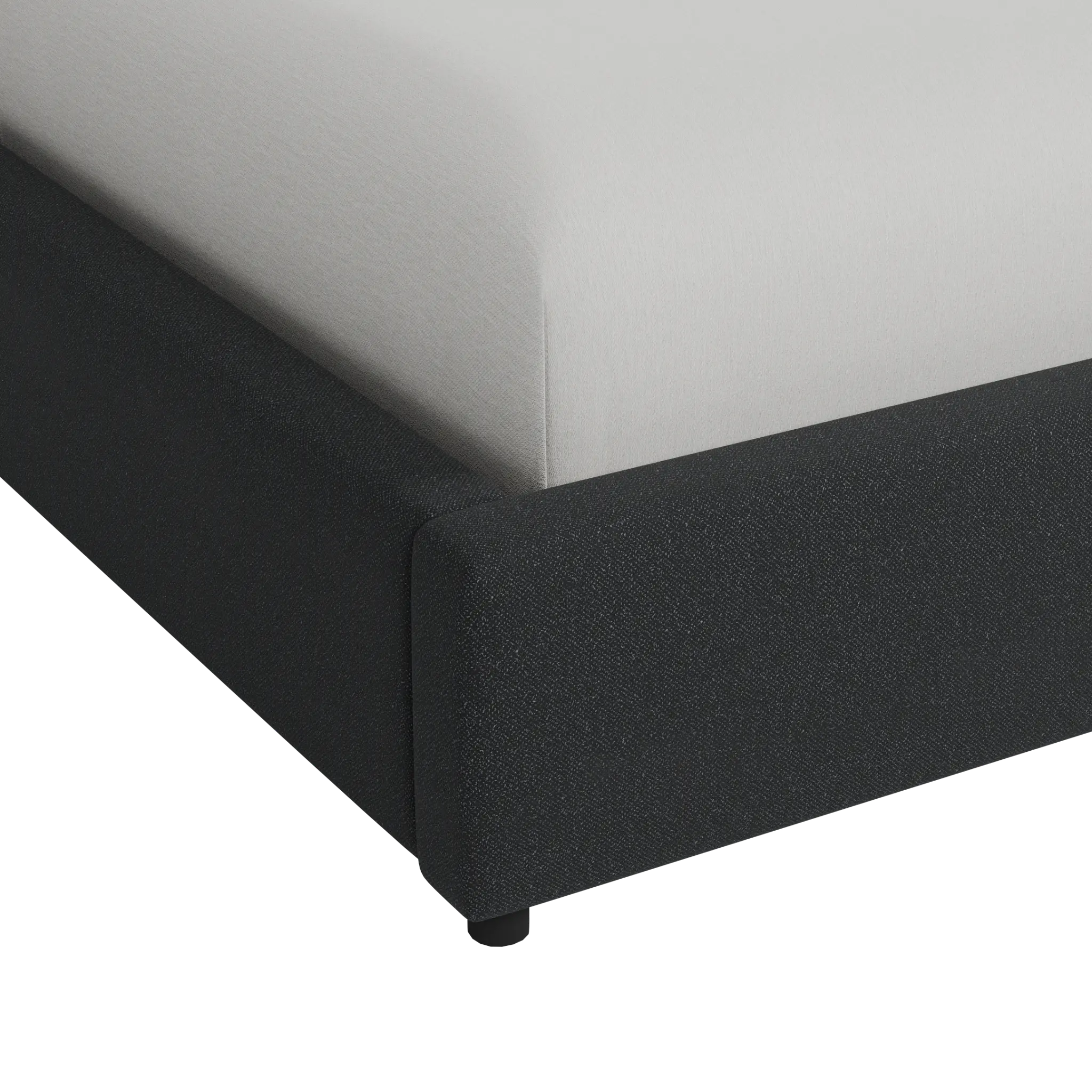 Grayton Elite Black 44" Upholstered Platform Bed Grayton Elite Black 44" Upholstered Platform Bed