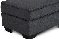 Altari Dark Gray Micro Ottoman
