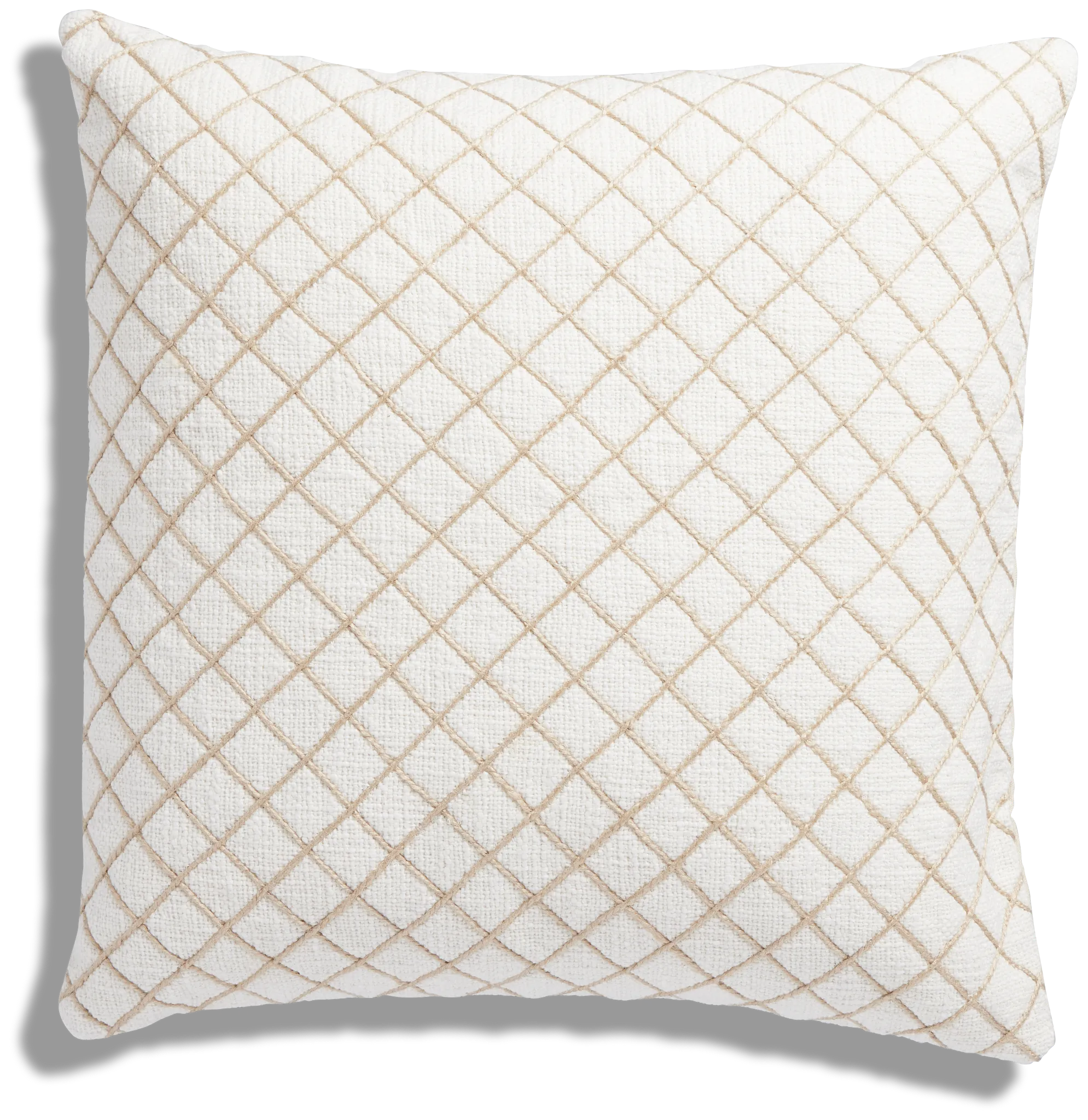 Wren Beige 22" Accent Pillow