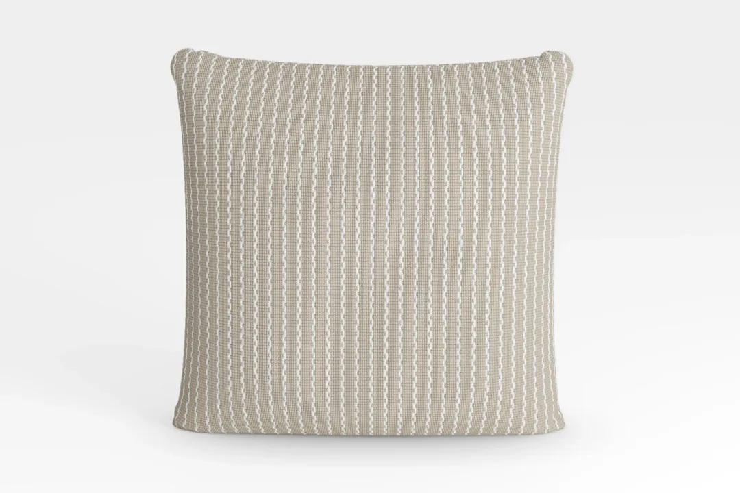 Lucy Taupe 20" Accent Pillow