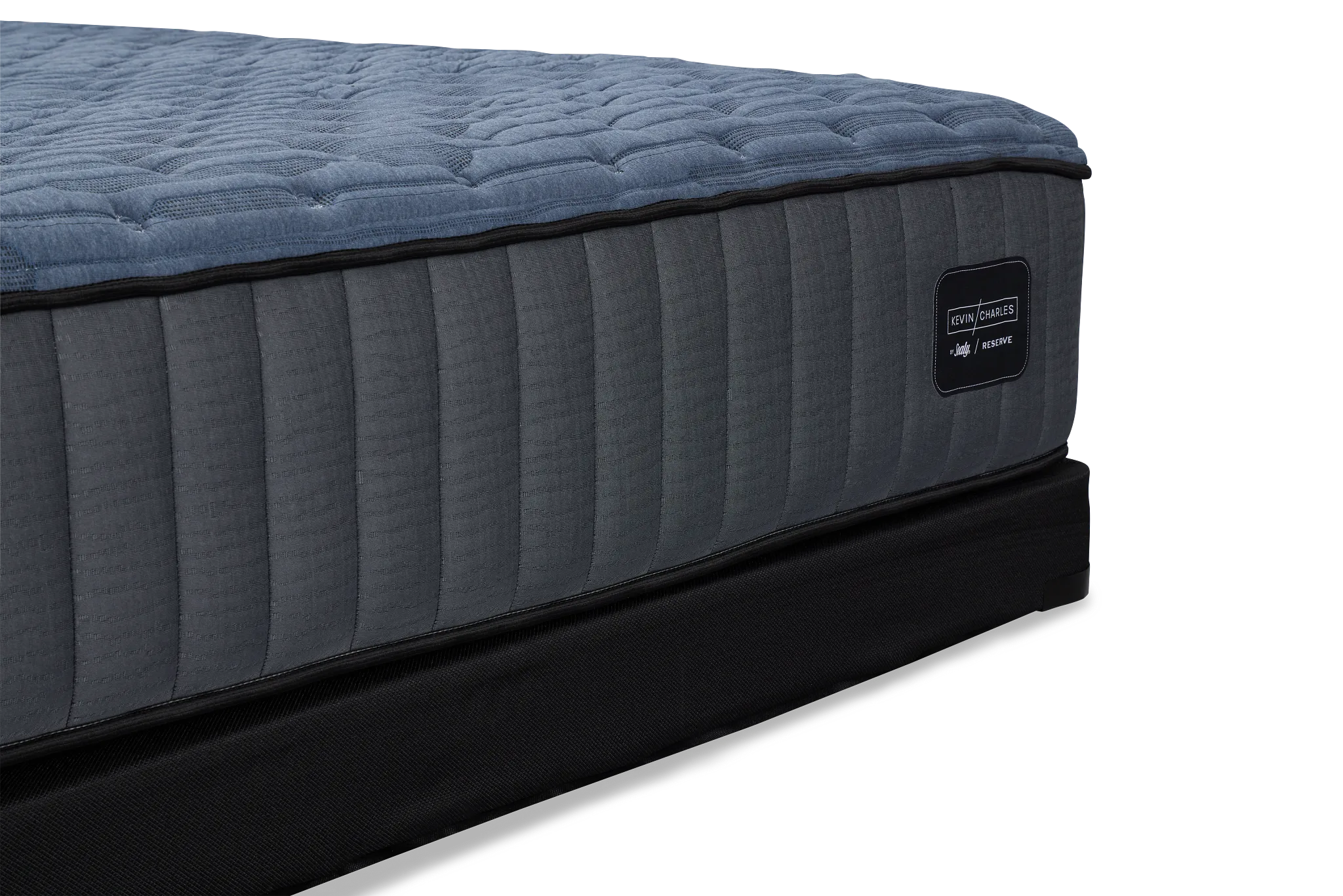 Kevin Charles By Sealy Reserve Lux Ultra Plush Low-profile Mattress Set