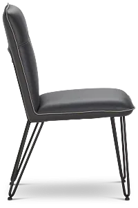 Demi Dark Gray Upholstered Side Chair