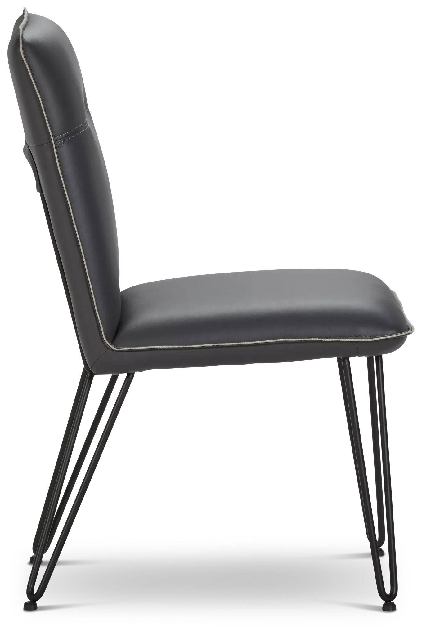 Demi Dark Gray Upholstered Side Chair