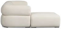 Celeste Light Beige Fabric 4-piece Chaise Sectional