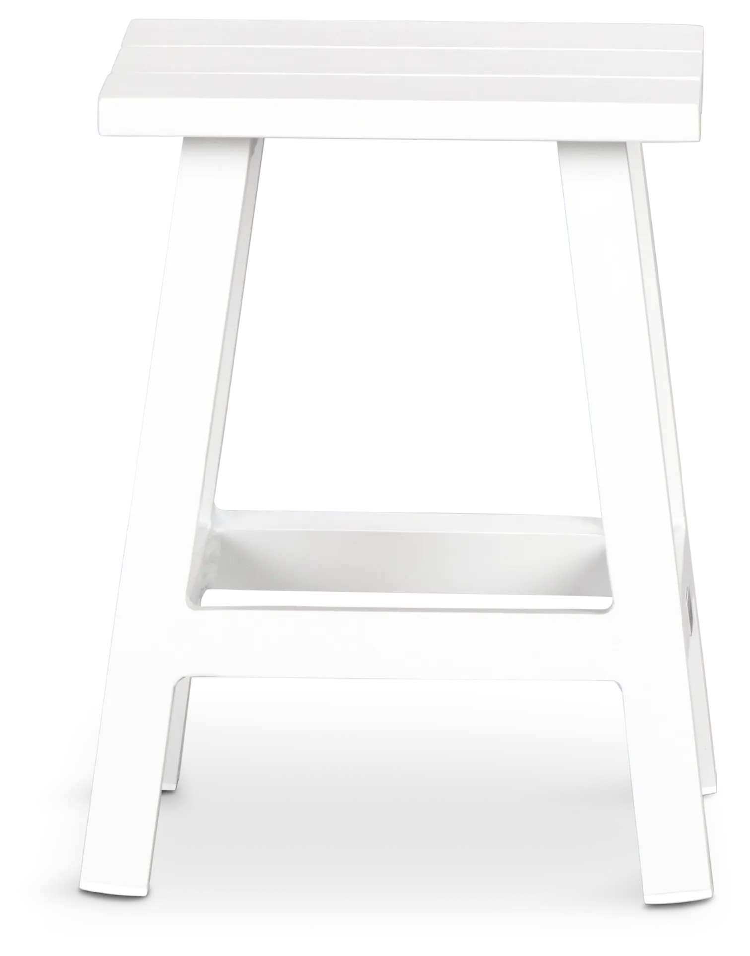 Barbados White Square Accent Table