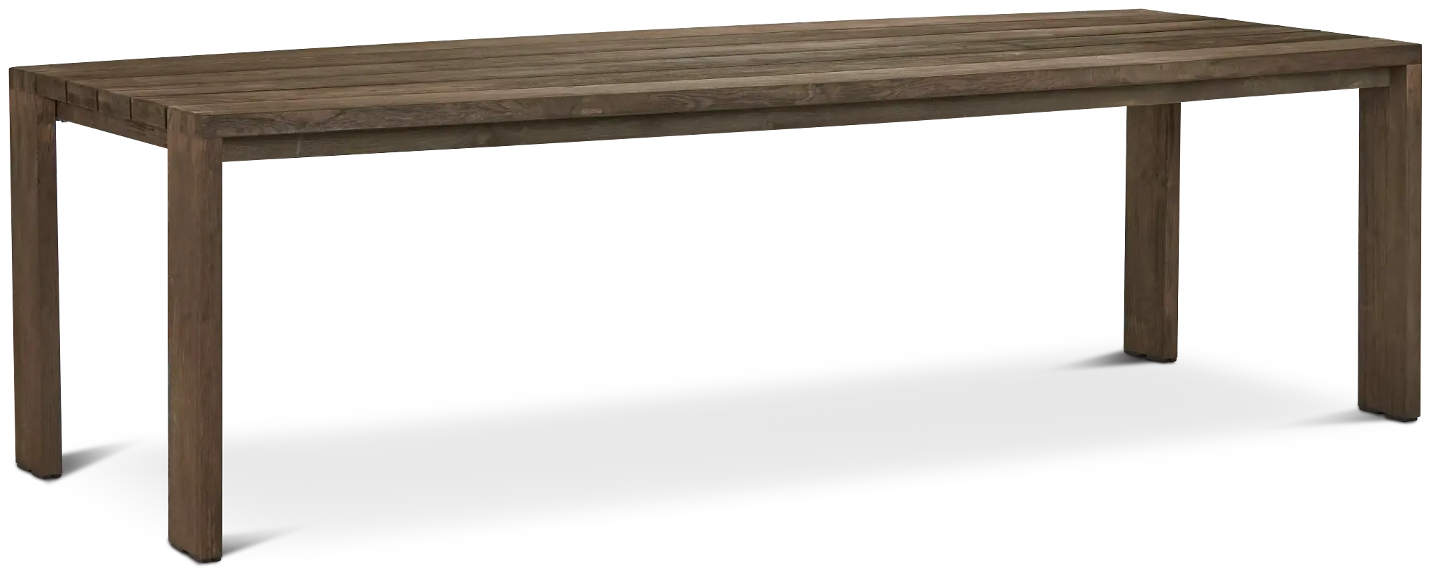 Linear Teak 102" Rectangular Table Linear Teak 102" Rectangular Table