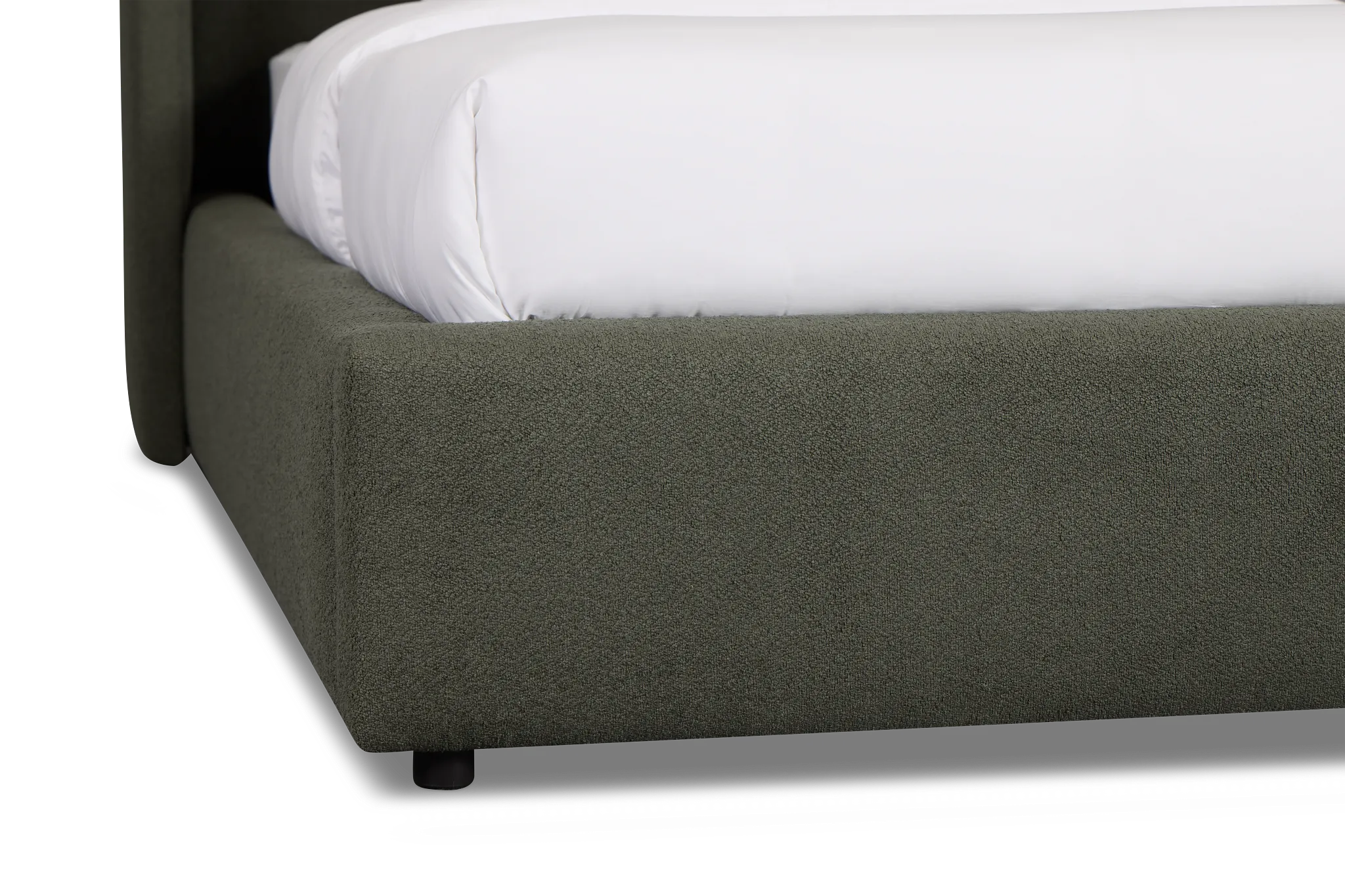 Captiva Sutton Green 48" Upholstered Shelter Bed