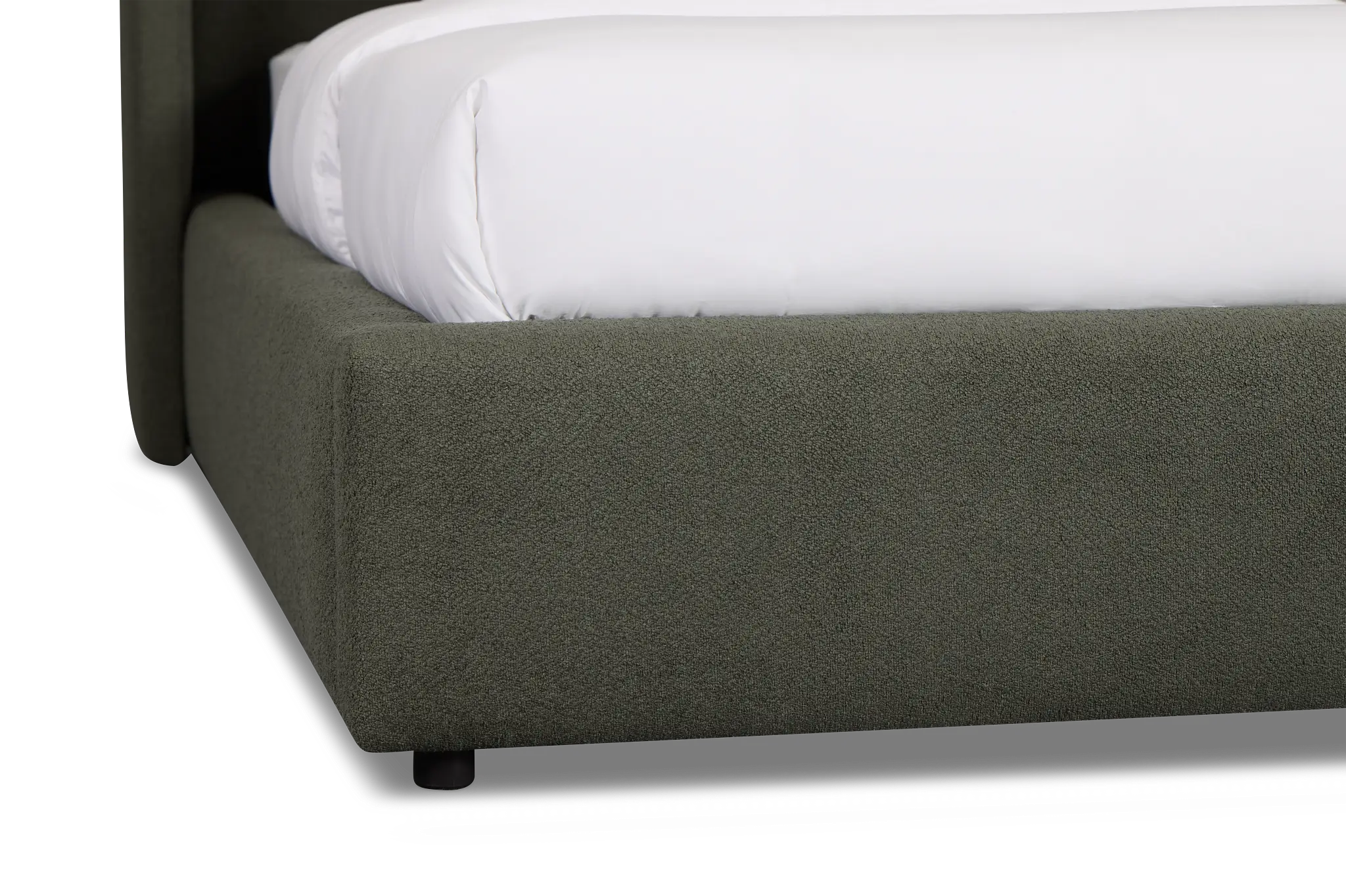 Captiva Sutton Green 48" Upholstered Shelter Bed Captiva Sutton Green 48" Upholstered Shelter Bed