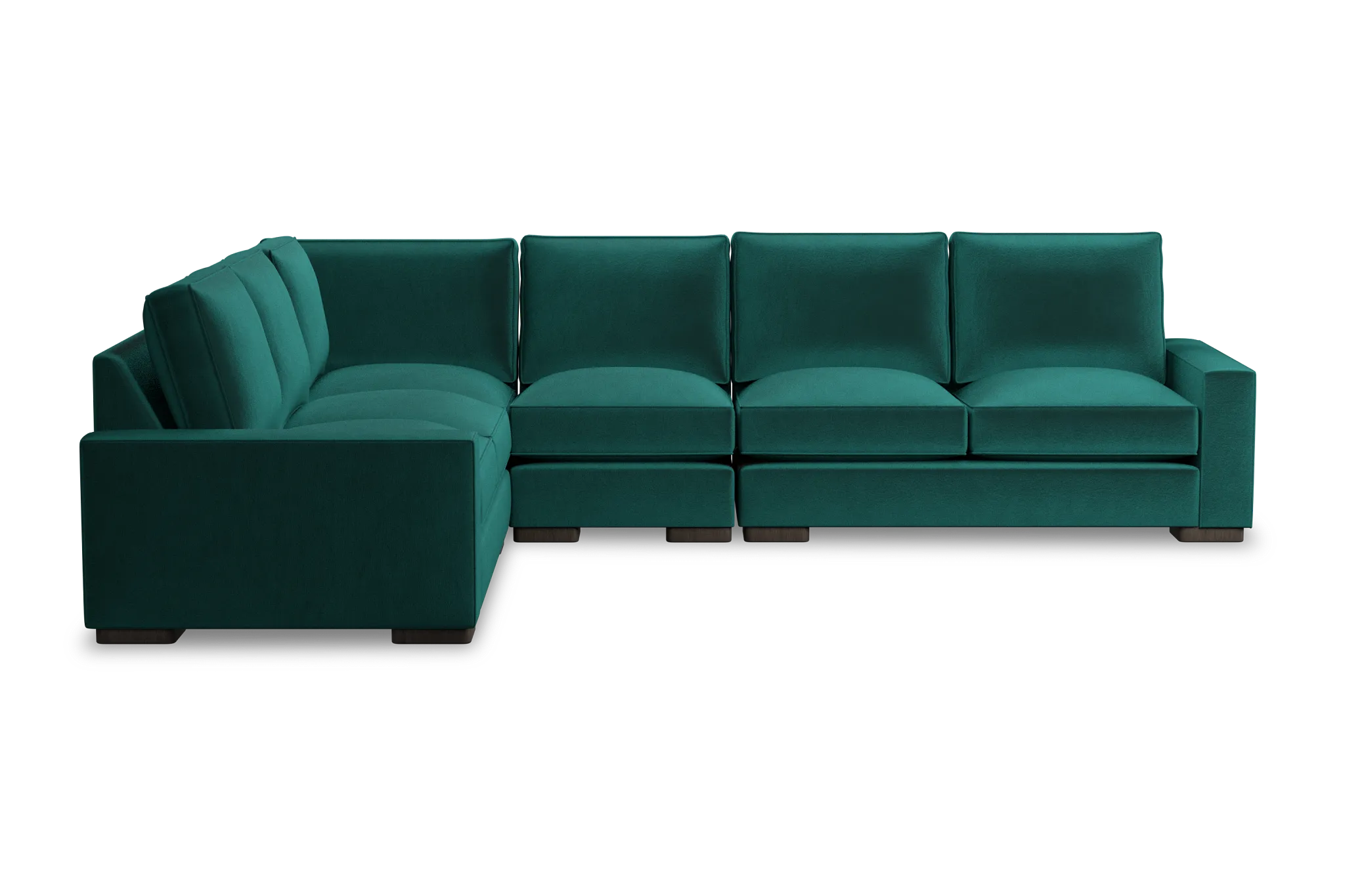Edgewater Joya Green Medium Two-arm Sectional