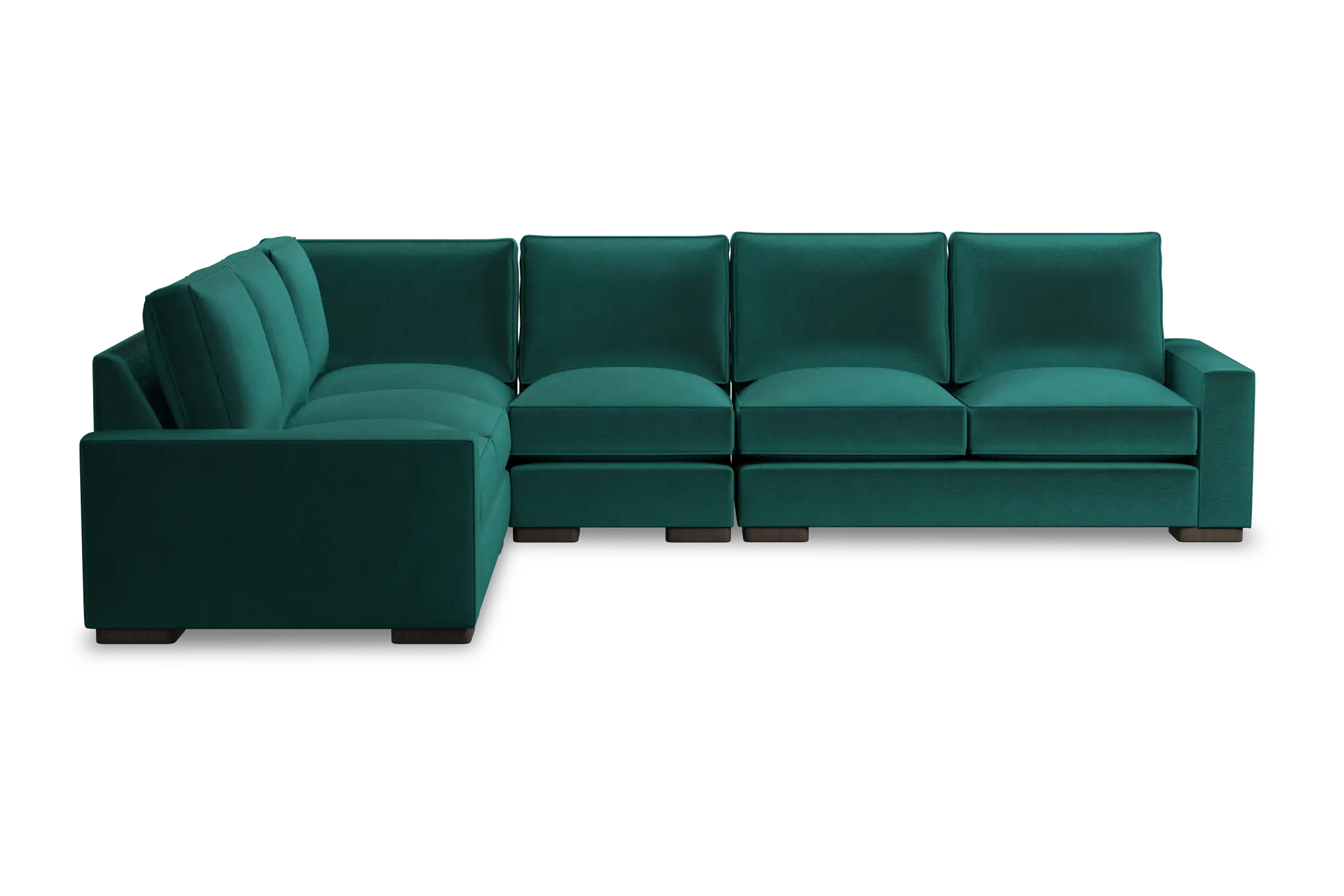 Edgewater Joya Green Medium Two-arm Sectional Edgewater Joya Green Medium Two-arm Sectional