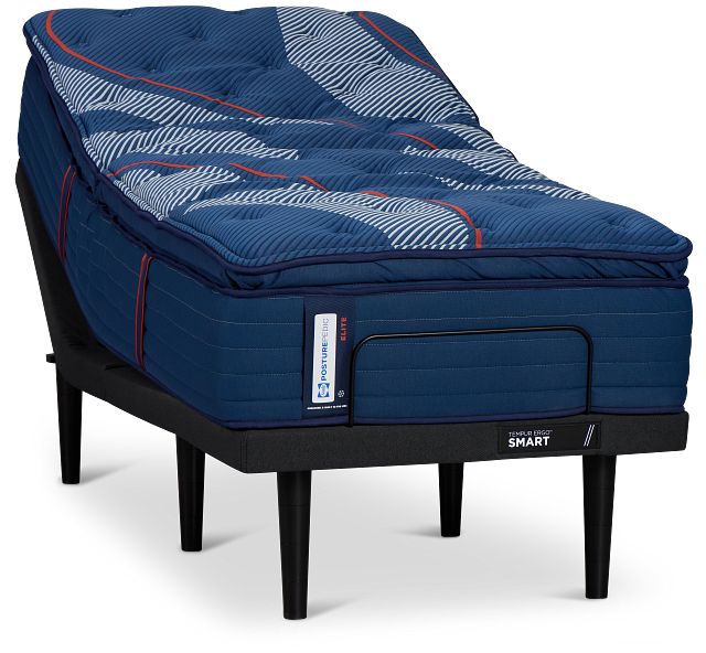 Posturepedic Elite Spring Albany 2 Soft Ergo Smart Adjustable Mattress Set