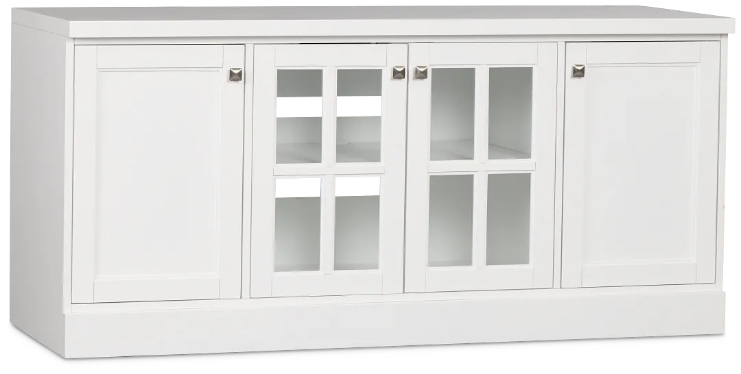 Newport White 64" Tv Stand