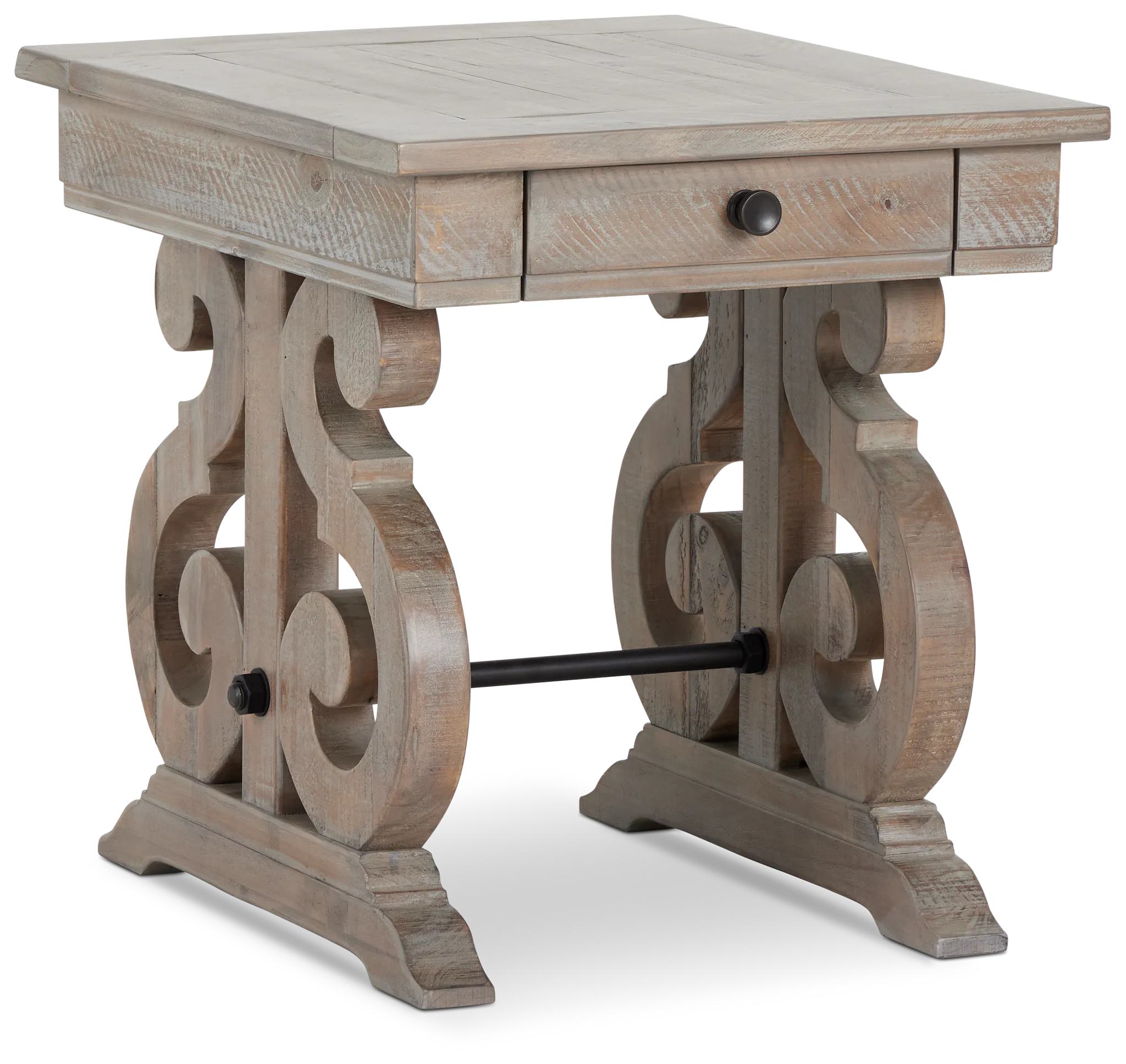 Sonoma Light Tone Storage End Table