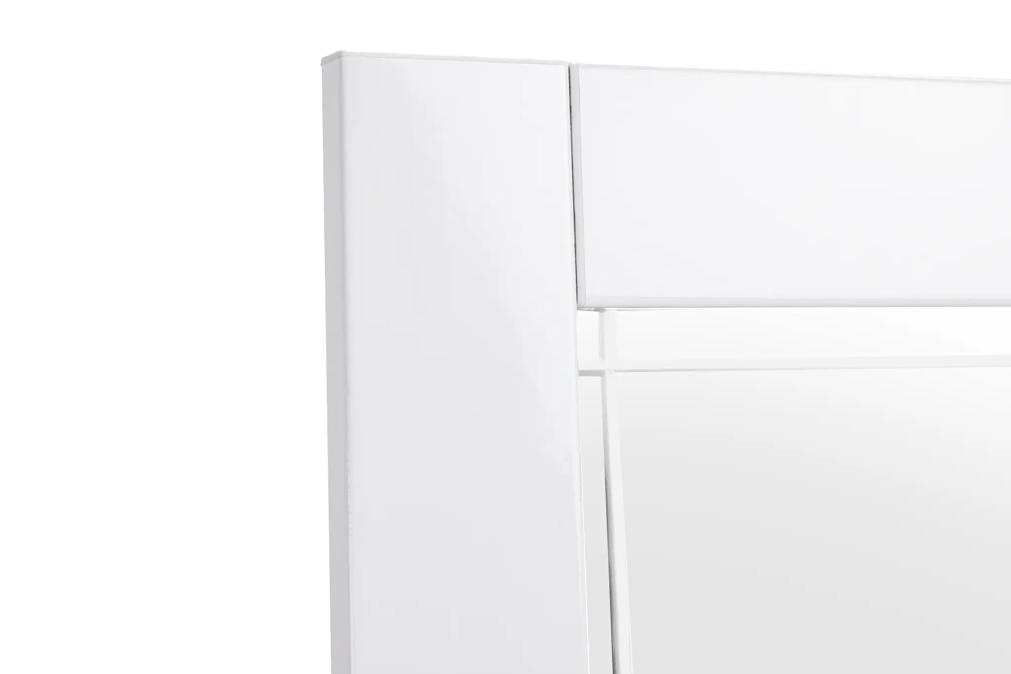 Doral White Dresser & Mirror Doral White Dresser & Mirror
