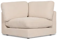 Jules Ivory Velvet Wedge