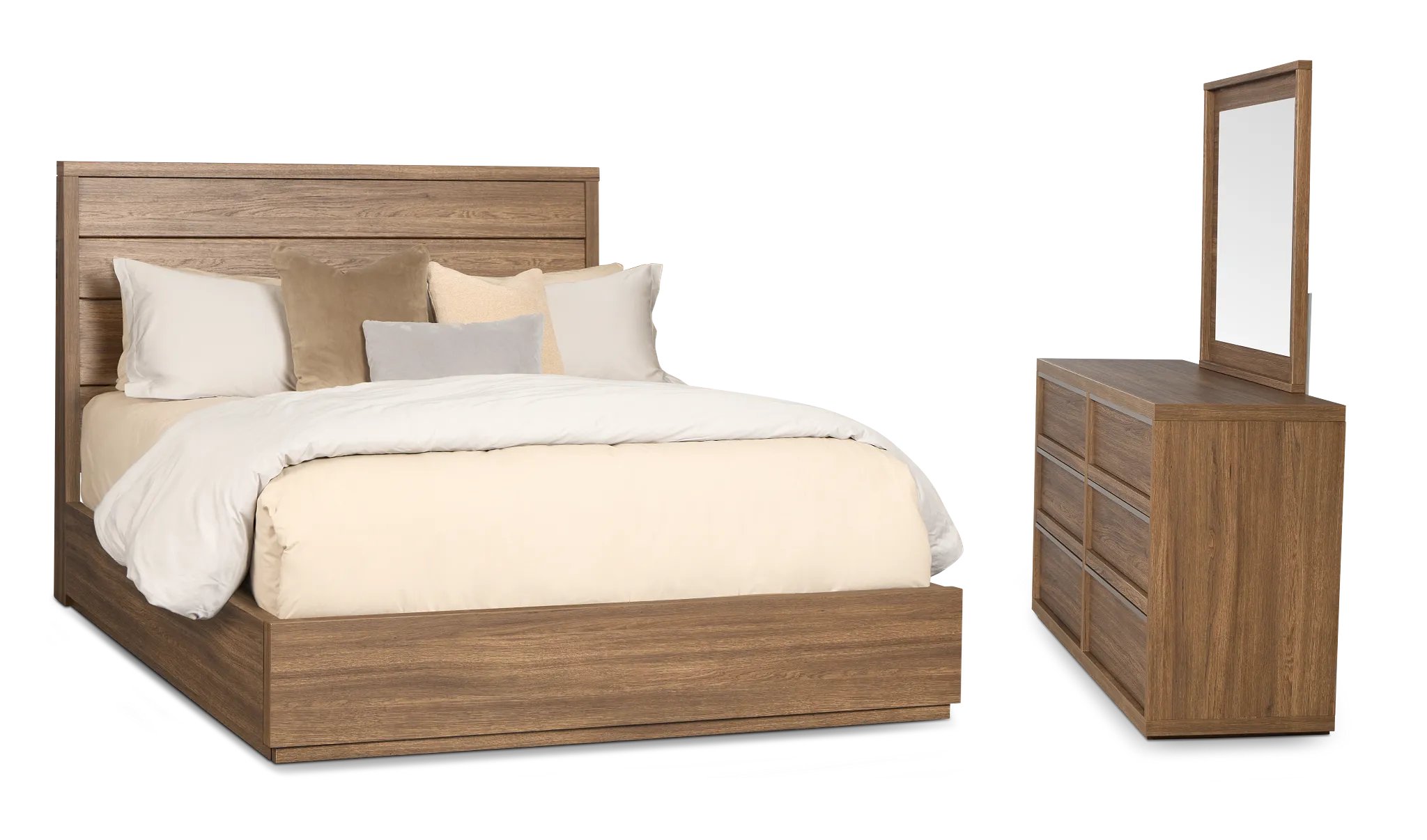 Capraia Dark Tone Panel Bedroom