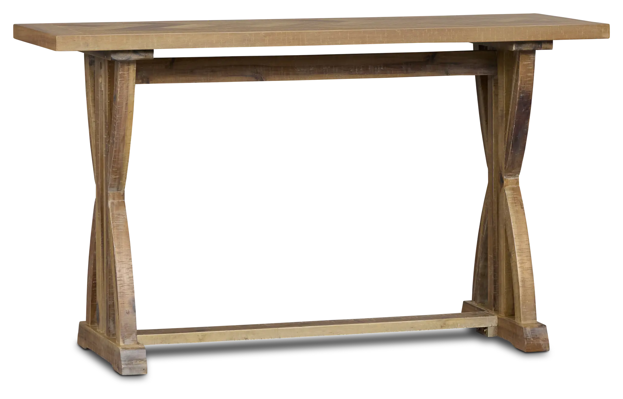 Joplin Light Tone Trestle Sofa Table Joplin Light Tone Trestle Sofa Table