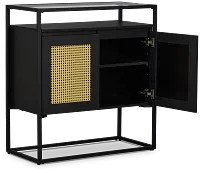 Dax Black Two-door Cabinet
