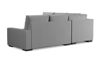 Edgewater Delray Light Gray Small Two-arm Sectional