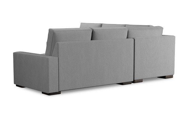 Edgewater Delray Light Gray Small Two-arm Sectional