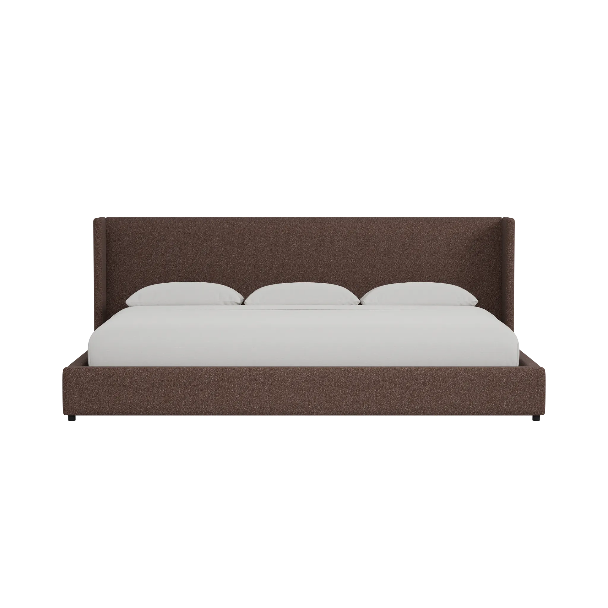 Captiva Elite Dark Brown 48" Upholstered Shelter Bed