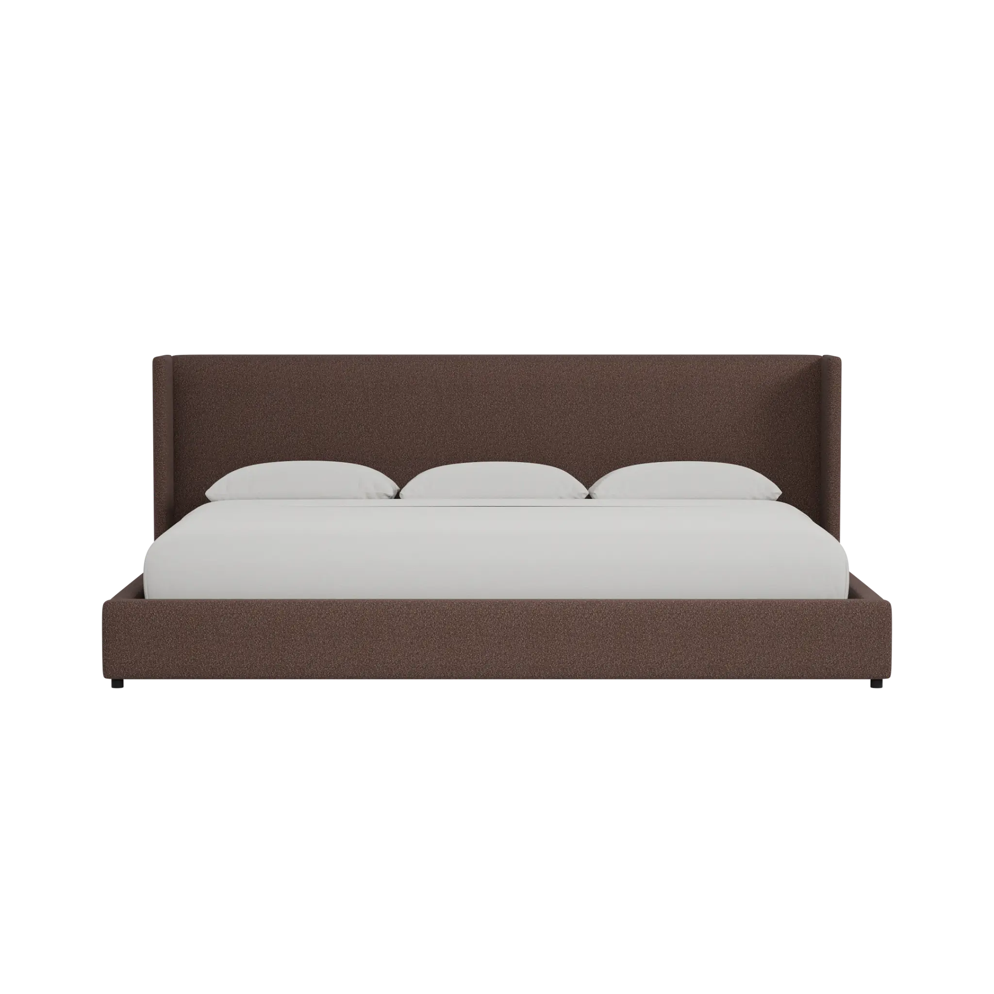 Captiva Elite Dark Brown 48" Upholstered Shelter Bed Captiva Elite Dark Brown 48" Upholstered Shelter Bed