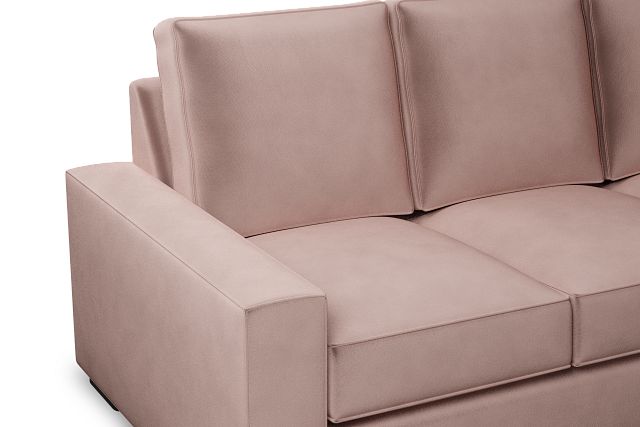 Edgewater Joya Light Pink 84" Sofa W/ 3 Cushions