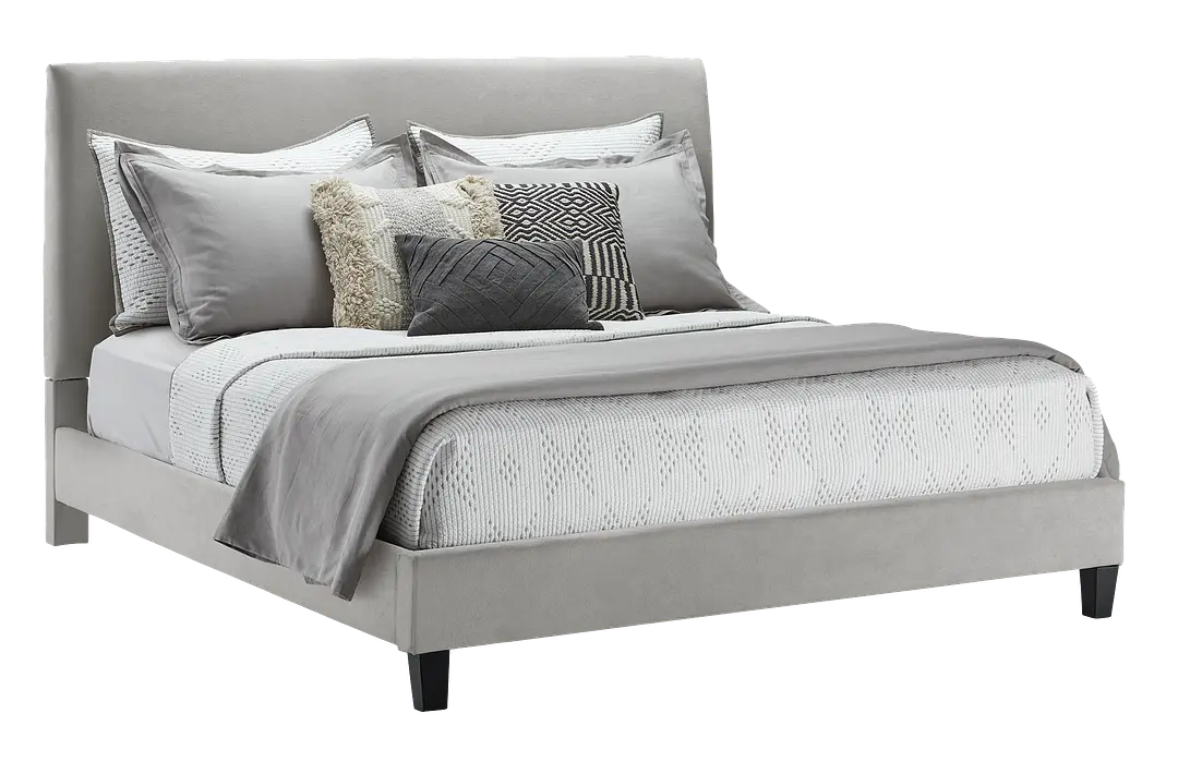 Lucy Light Gray Uph Platform Bed Lucy Light Gray Uph Platform Bed