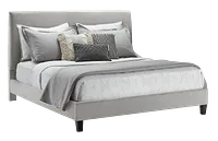 Lucy Light Gray Uph Platform Bed