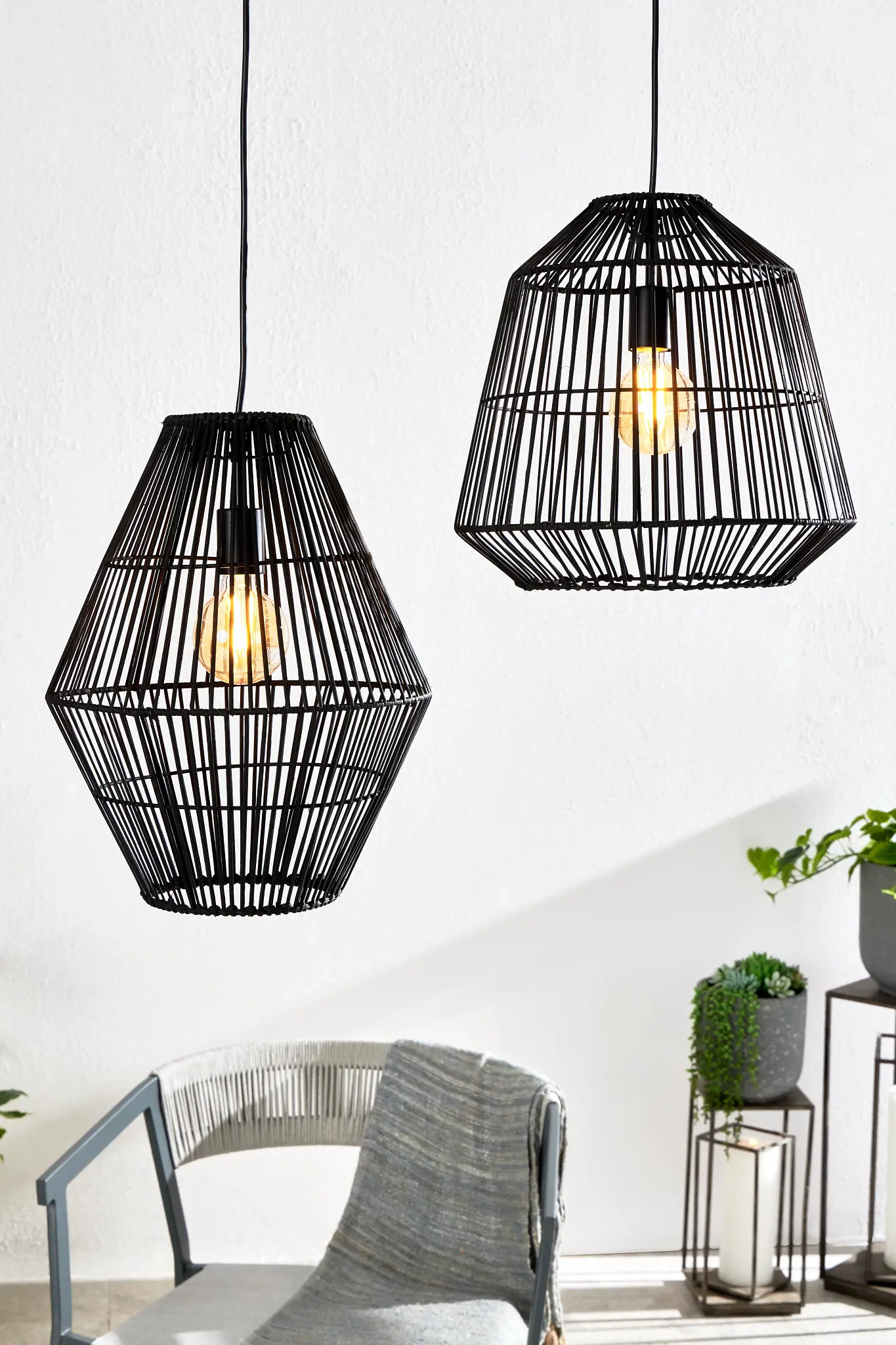 Malaca Black Bamboo Pendant Malaca Black Bamboo Pendant
