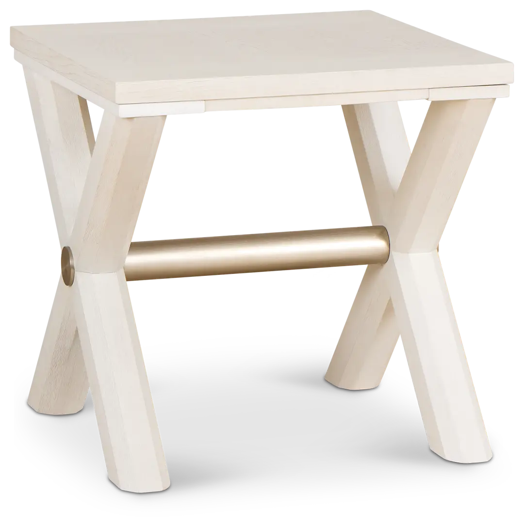 Brookside White End Table Brookside White End Table