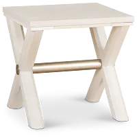 Brookside White End Table