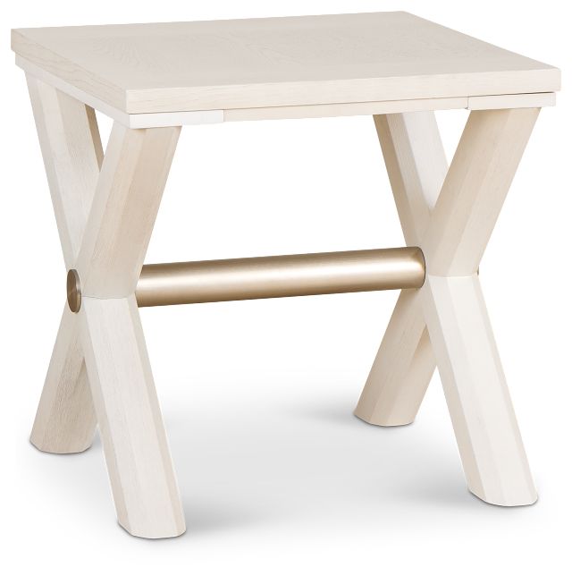 Brookside White End Table