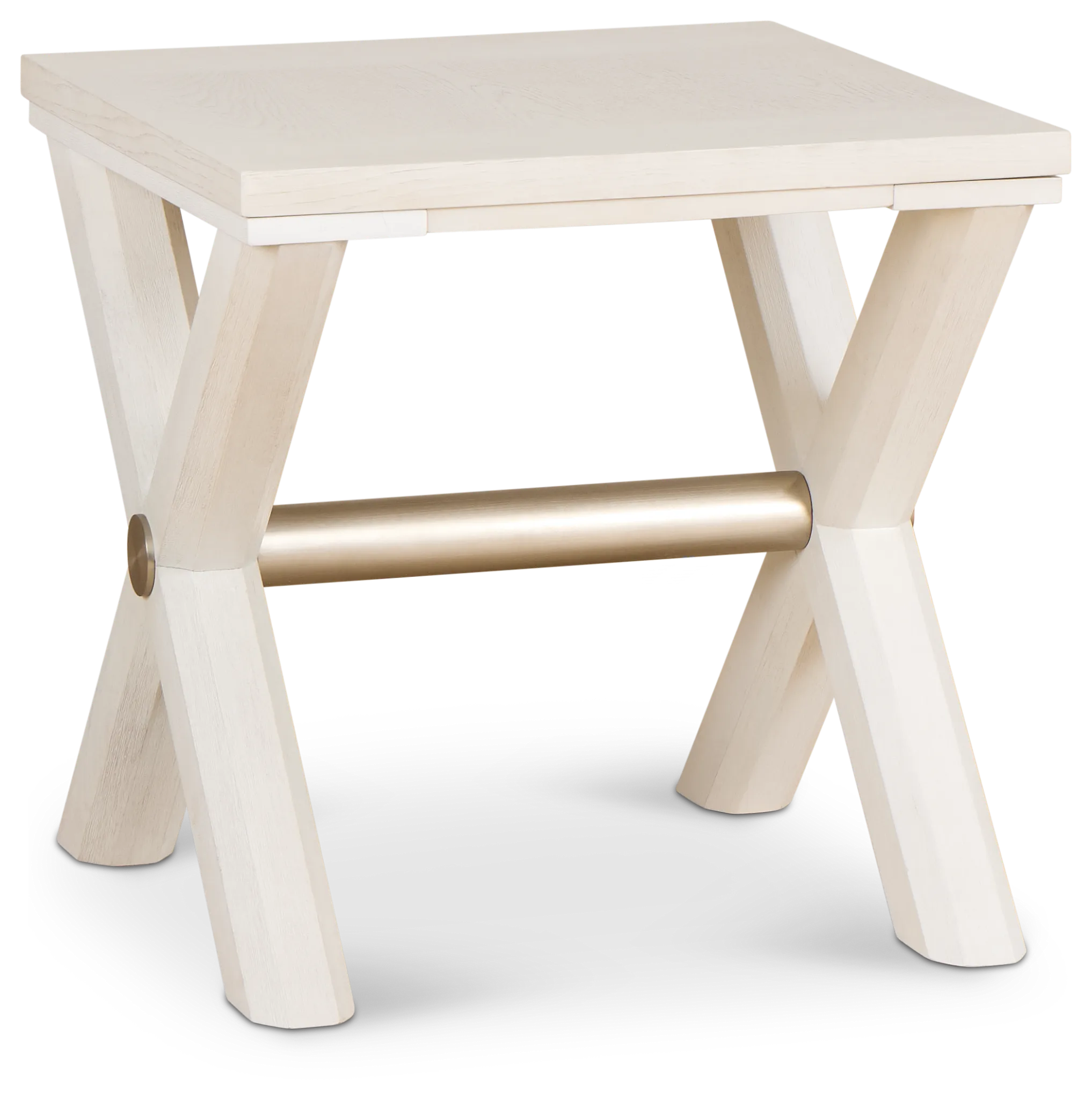 Brookside White End Table