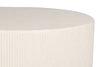 Cypress White Round Accent Table