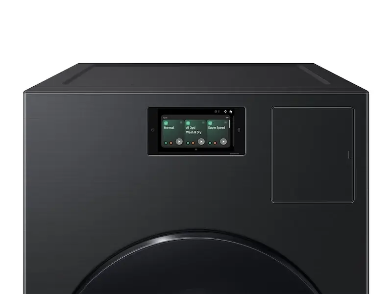 Samsung Bespoke Series Black Electric Washer/dryer Combo Samsung Bespoke Series Black Electric Washer/dryer Combo